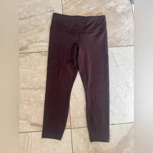 Athleta elation train 7/8 tight chocolate Brown Leggings size medium - Picture 1 of 3